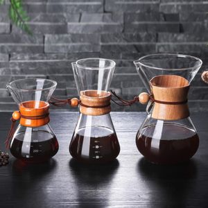 400 ml 600 ml 800 ml resistent glazen koffiezetapparaat Koffie pot espresso Coffe Machine met roestvrijstalen filterpot CL200920 225E