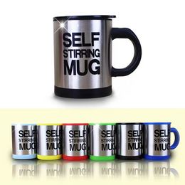 400 ml automatische zelfroeren mug koffie Melk Mengmok roestvrij staal thermische beker elektrische luie dubbel geïsoleerde slimme beker met deksel p1121