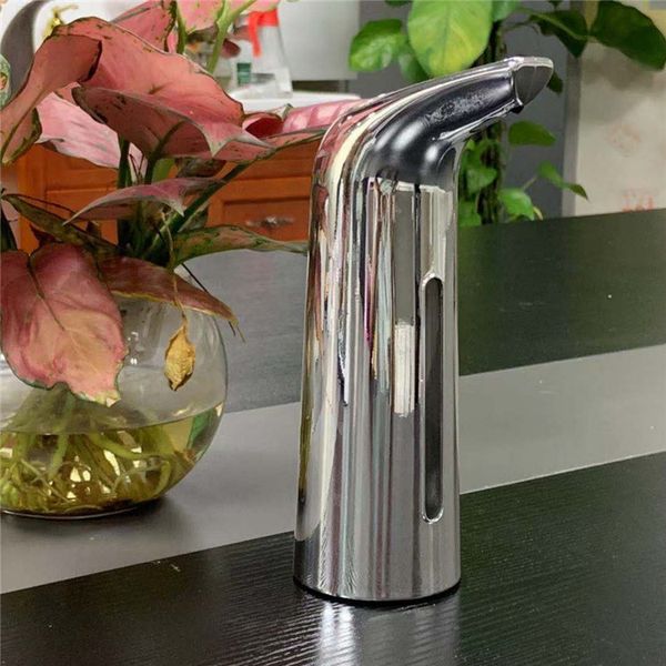 Dispensador automático de jabón de 400 ml sin contacto para baño, cocina, hotel, oficina, fregaderos, decoración, manos libres, loción desinfectante, botella con bomba de jabón FFA4150-4