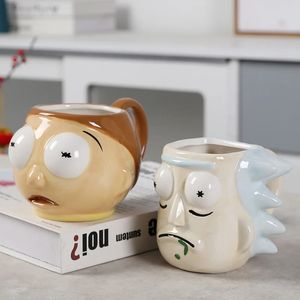 400 ml créatif dessin animé Anime tasse à café 3D grande capacité tasse en céramique tasse de lait bureau à domicile tasse pour enfants bouilloire cadeau pratique 231228