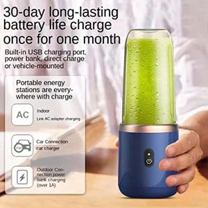 400 ml Juicer Blender Draagbare USB Oplaadbare Mini Thuis Draadloze fruitpers machine Keukenmachine Maker Sapcentrifuge