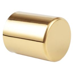 400 ml Nordic Style Messing Gold Vaas Rvs Cilinder Penhouder voor Stand Multi Gebruik Potlood Pot Houder Cup Bevat DH2003