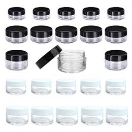 400 Pcs Vide En Plastique Cosmétique Pot De Maquillage Pots 2g/3g/5g/10g/15g/20g Échantillon Bouteilles Fard À Paupières Crème Baume À Lèvres Conteneur Boîte De Rangement SGCI