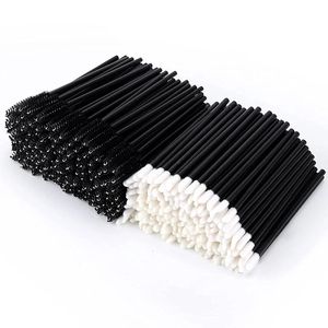 400Pcs Lash Spoolies Mascara Baguette Brosse À Cils Pour Extensions Jetable Brosse À Lèvres Rouge À Lèvres Applicateur De Brillant À Lèvres Outils De Maquillage 240111