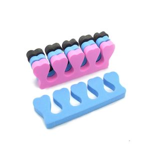 400pcs/lot Pink Nail Art Toes Separators Fingers Foots Sponge Soft Gel UV Tools Polish Manicure Pedicure F413