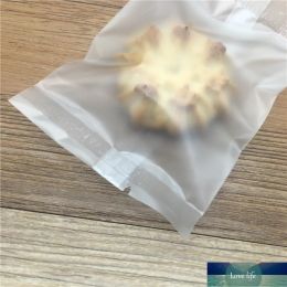 400 stks/lot bovenste kwaliteit warmteafdichting bakplastic verpakking zakje snack pack tas mathalige koekje koekjes snoeppakket zakken