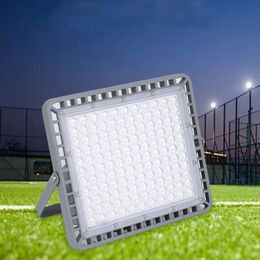 400W 300W 200W 100W Luz de proyección LED ultrafina 150Lm / W Ra80 Foco de publicidad Exterior Impermeable Sitio de construcción Taller Proyectores crestech