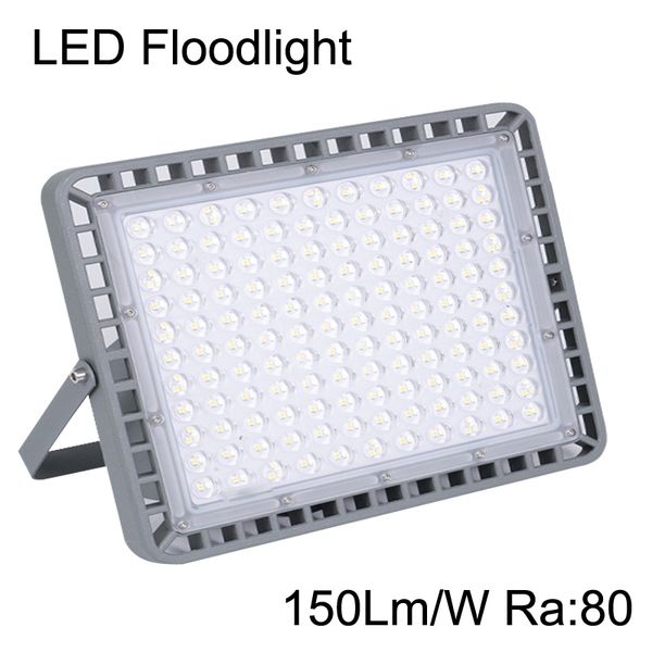 400W 300W 200W 100W Projecteur LED Ultra-Mince 150Lm / W Ra80 Projecteur Publicitaire Extérieur Étanche Chantier Atelier Projecteur CRESTECH888