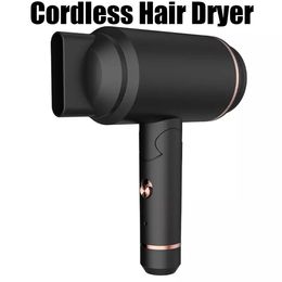 400W séchoirs de cheveux sans fil d'outil de coiffeur sans fil portable rechargeable outil de style sans fil 5000mAh 2 vitesses AIR 240415