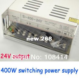 Freeshipping 400W alimentation à découpage sortie 24v avec ventilateurs,