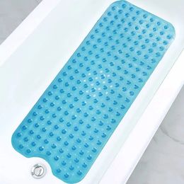 Tappetini antiscivolo per doccia di sicurezza di grandi dimensioni in PVC per vasca da bagno da 40 * 100 cm con pavimento a ventose 240105