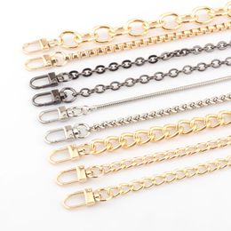 40120cm Women Metal Gold Chain Adornment Purse Rats Bag Parts Tassen Kettingen Riem voor handtassen Mini Accessories 240429