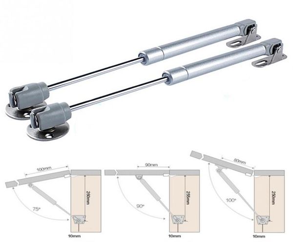 Charnières hydrauliques, Support de levage de porte pour armoire de cuisine, ressort à gaz pneumatique pour quincaillerie de meubles en bois, Whole5279833