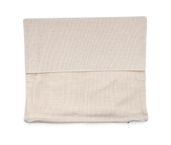 4040 cm SUBLIMATION Blanche d'oreiller en couleur des couvercles de poche de couleur de couleur solide Couvre-coussin en lin en polyester personnalisé pour DIY GI2982072