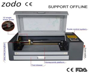 4060 60W RUIDA OFFLINE LASERGRAVING MACHINE 460 60W 400600mm Laser snijmachine voor bruiloftskaart Candy Gift Box9412634