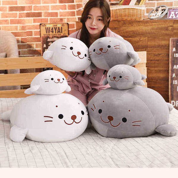 406080Cm beau monde marin Animal Lion de mer poupée étanchéité câlin bébé dormir oreiller enfants câlins cadeau pour fille petite amie J220729