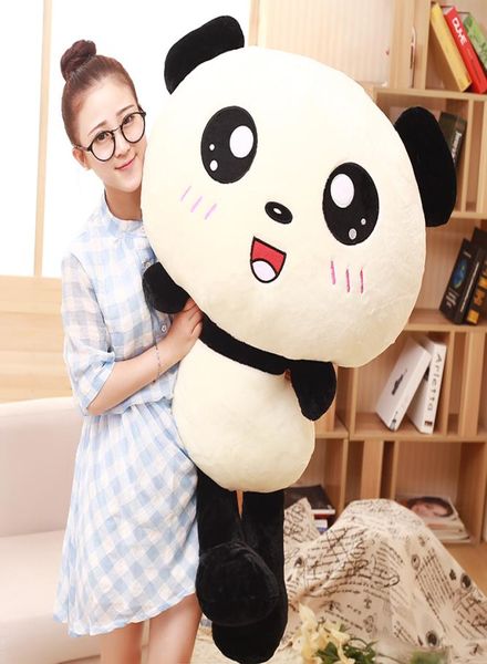 4070 cm Kawaii grosse tête Panda jouets en peluche peluche doux Animal oreiller mignon ours cadeau pour enfants enfants bébé filles cadeau d'anniversaire 9219129