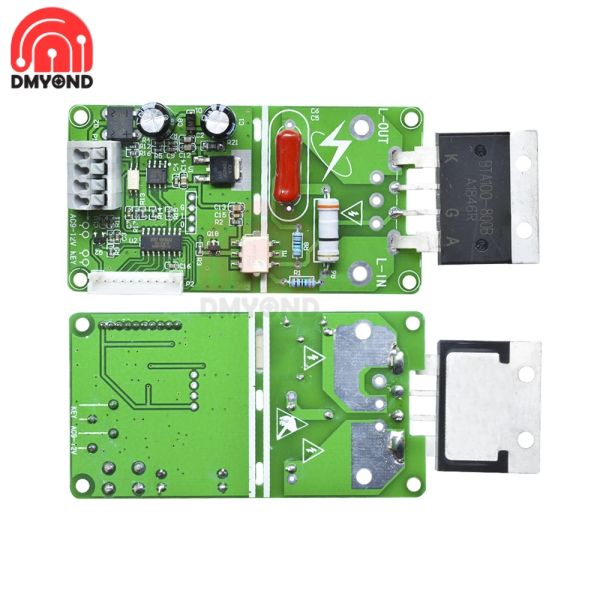 Máquina de soldadura de soldadura de punto LCD digital 40A/100A Módulo de control de tiempo de control de control de doble pulso Doble controlador