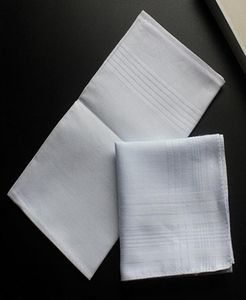 40 cm 100 katoen witte zakdoek zachte zweetabsorptie vrouwen mannen vierkante zakdoek pure kleur DIY lege handdoek kerstcadeau 2262307