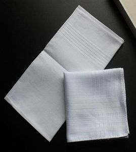 40 cm 100 katoenen witte zakdoek zacht zweet absorptie vrouwen mannen vierkante zakdoek puur kleur diy blanco handdoek kerstcadeau 2277320