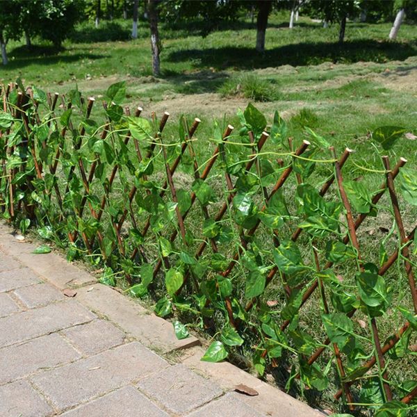 40 cm 70cm Garden artificiel Clôture de plante Clôture rétractable Écran de confidentialité extérieure Utilisation de la basse-cour décoration de verdure des murs de verdure