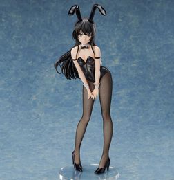 40 cm Anime Rascal ne rêve pas de Bunny Girl Senpai Sakurajima Mai Sexy Girl Anime Pvc Figurines Jouet Anime Figure Cadeaux Q055084101