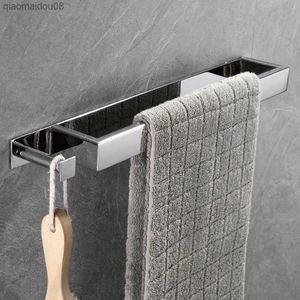 40 cm salle de bain en acier inoxydable porte-serviettes gant de toilette porte-gant de toilette auto-adhésif maison cuisine fournitures L230704