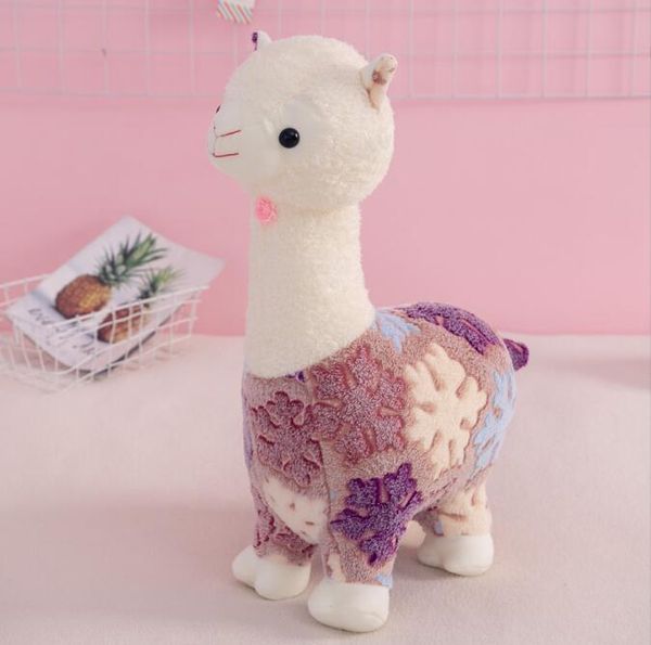 40 cm mignon dessin animé alpaca laine jouet poupée de poupée