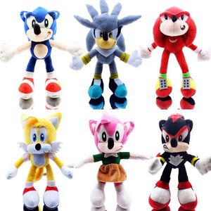 40cm cute hedgehog sonic plush toy animation film and television game surrounding doll cartoon plush animal toys children's Christmas gift