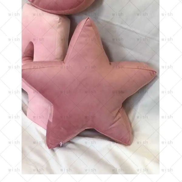 40 cm en forme de coeur solide étoile jeter oreiller enfants fête cadeau dossier jouet chambre fond décor pographie accessoire bébé douche 240115