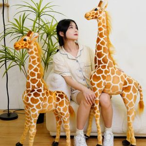 40 cm Giant de alta calidad Girafa Giraffe Juguetes Plush Animales de peluche Niños blandos Regalos de cumpleaños de niños