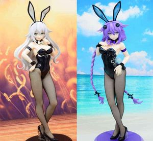 40cm ing sega neptune hyperdimension neptunia purple coeur neptune noire coeur noire lapin sexy fille anime action figure jouet a3424389