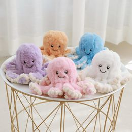 40 CM Encantadora Simulación Pulpo Colgante Juguete de Felpa Suave Animal de Peluche Kawaii Pulpo Muñecas Accesorios para el Hogar Linda Muñeca Niños Playmate 5 Colores