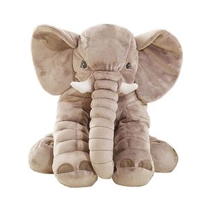 Elefante de peluche de 40cm para bebé, cojín para dormir, almohada de animales de peluche suave, muñeco de elefante, muñeco de Playmate para recién nacido, juguetes para niños