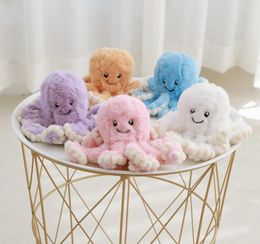 Jouet en peluche de 40cm, visage souriant, poulpe, poupée pour enfants, poupée en tissu, cadeau, vente en gros