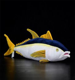 40 cm Real Life Tuna Toys en peluche Animaux de mer réel