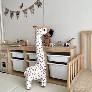 40 cm Simulatie Giraffe Plush Toys Soft Stuffed Animal Doll Pillow Toy For Boys Girls Room Bed Decoratie Verjaardagsgeschenk 240507