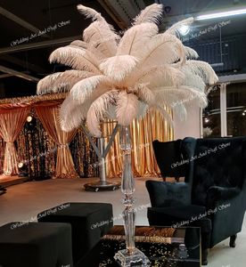 40 cm à 120 cm) Décorations d'allée de mariage Route sans plomb Pilier Support de passerelle sans plafonnier LED pour lustre de mariage Décoration de support de fleurs