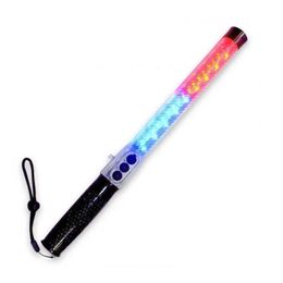 40 cm verkeersregeling Baton Light Red Blue waarschuwing knipperende LED Directiviteit Elektronische fluitje nul afstandsbalk gebroken met handheld Safety Command