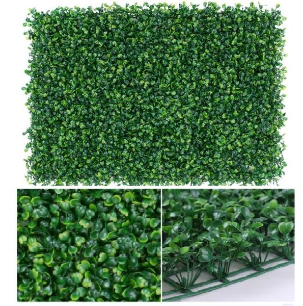 Pelouses artificielles 40cm x 60cm, mur de gazon artificiel pour arrière-plan d'événement de fête de mariage, mur d'herbe super dense 308