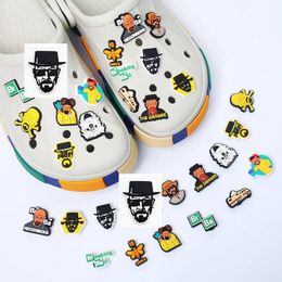 40Colors Movie Film Charms Anime Charms Wholesale Childhood Memories Funny Gift Cartoon Charms Shoe Accessories PVC Decoration Buckle Soft Rubber Clog Charms