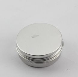 Bocaux vides en aluminium de 40 g/ml, bouteille cosmétique rechargeable, récipients d'emballage d'échantillon de crème avec bouchon à vis LX1171