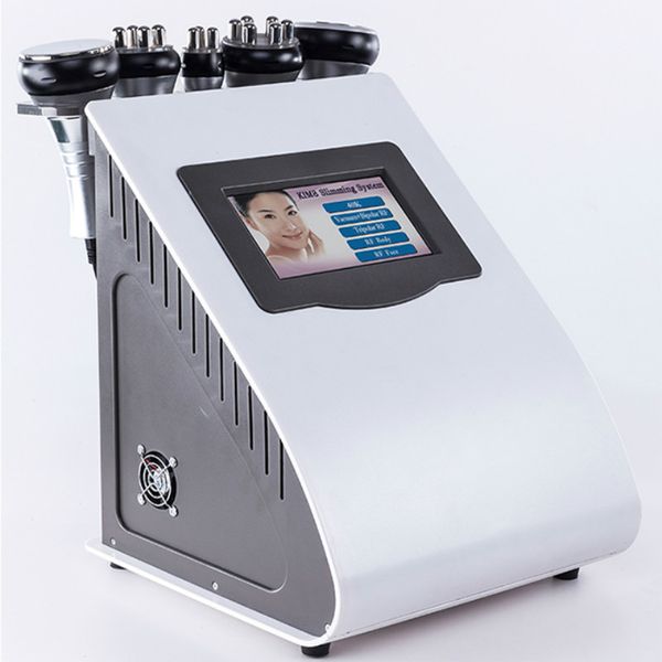 5 en 1 Machine de glissière ultrasonique Liposuction 40K Cavitation Corps Vacuum Multipolaire RF Beauty Dispositif pour le visage