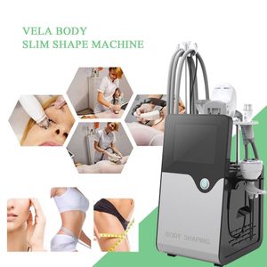 Machine de mise en forme du corps RF Vela sous vide à cavitation 40k, massage à 5 poignées, roulement de la cellulite, amincissant, levage des hanches, raffermissement du visage, équipement de drainage lymphatique