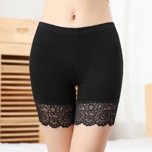 40 kg-80kg femmes plus pantalons de sécurité à grande taille shorts de matériaux modaux doux et confortables avec culotte en dentelle pantalon court 1pcs