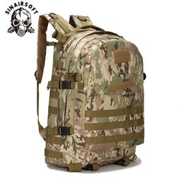 40L 3D OUTDOOOR SPORT MILITAIRE TACTIQUE D'ALLUAGE MOUNTALE SACKPACK CAMPING RADICKING TECKKING RUCKING RUCKSACT BAG 240411