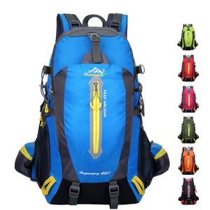 Mochila de senderismo para acampar de 40L, mochila deportiva impermeable, mochilas de montañismo para viajes al aire libre, bolsas de escalada de alta calidad