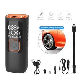 Compresseur de pneu 40L/Min 12V, compresseur d'air de voiture sans fil 160PSI pompe à Air de voiture numérique 7500mAh injecteur d'air de pneu gonfleur sup