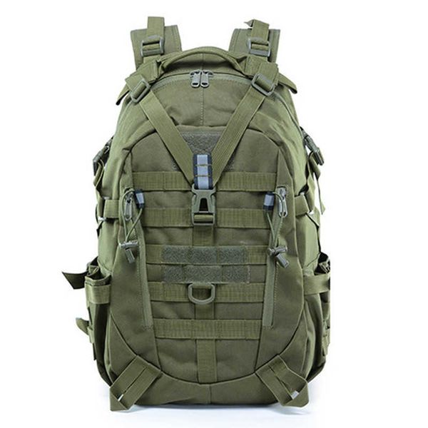 40L Mochila táctica Hombres Multifunción Camuflaje Bolsas de viaje Bolsa militar Ejército al aire libre Molle Camping Escalada Senderismo Mochila Q0721