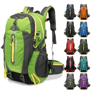 40L Sacturier de voyage résistant à l'eau Outdoor Camping Randonnée ordinateur portable Daypack Trekking Climb Sacs pour hommes Sac de sport pour hommes 240507